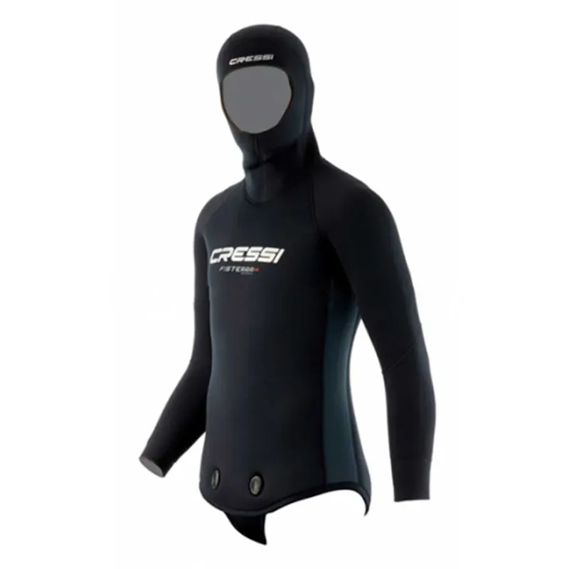 Zertifiziert Wetsuit Top Fisterra Lc 9mm Black S-2 Cressi CLK489902CH