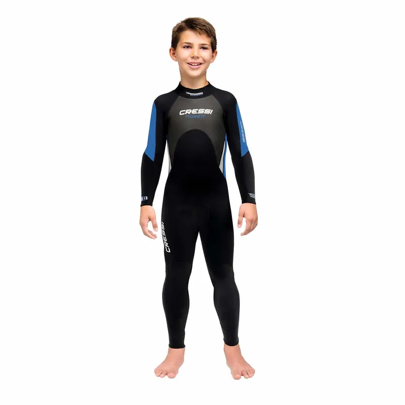 Abverkauf Wetsuit Morea Kids 3mm Black-Blue 3-4 Years Cressi LU476611