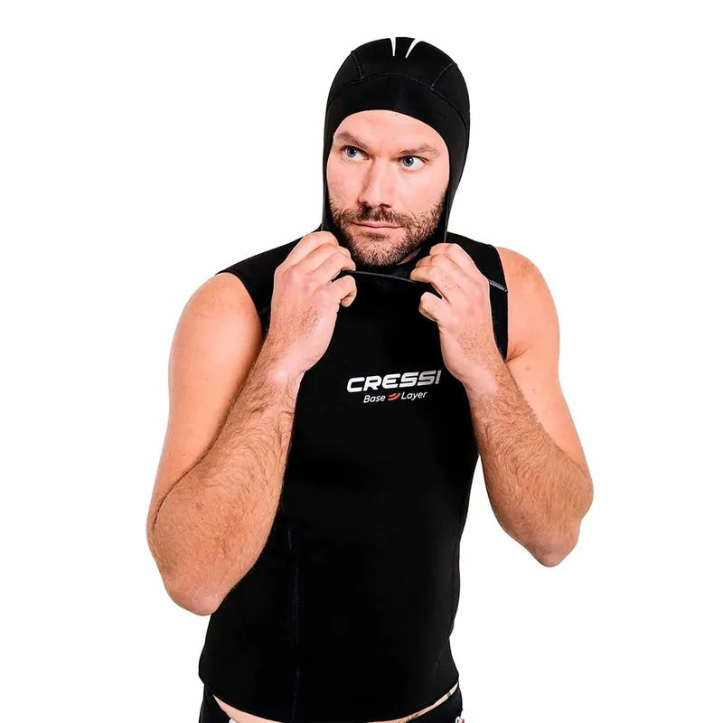 Hood Vest Man 2,5-5mm Black XXXL-7 Cressi LW476217 Bestseller