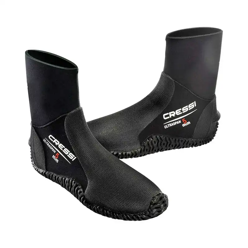 Diving Boots Ultraspan 5mm Black L-44-45 Cressi CLX432703 Neuheit