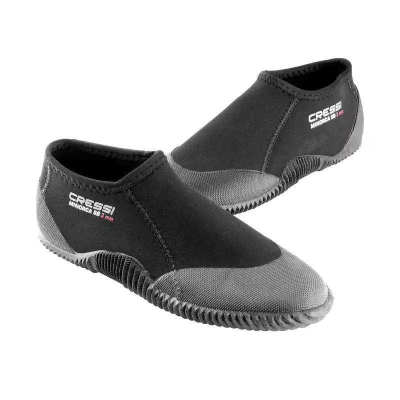Diving Boots Minorca 3mm Black XS-36-37 Cressi LX431100 Expressversand
