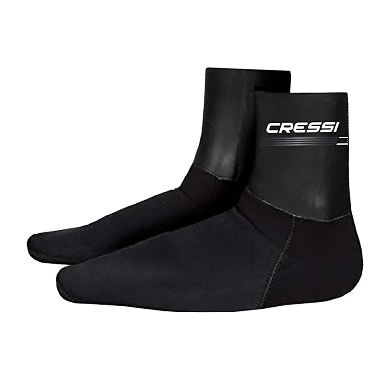 Diving Socks Sarago 3mm Black S-38-39 Cressi XLX434301 Highlight