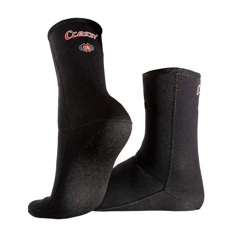 Diving Socks Metallite 3mm Black M-40-41 Cressi LX433002 Neue Kollektion