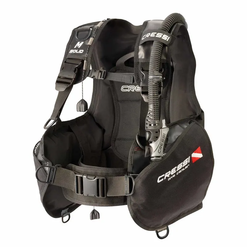 Bcd Solid Black-Red S Cressi JIC741701 Beliebt