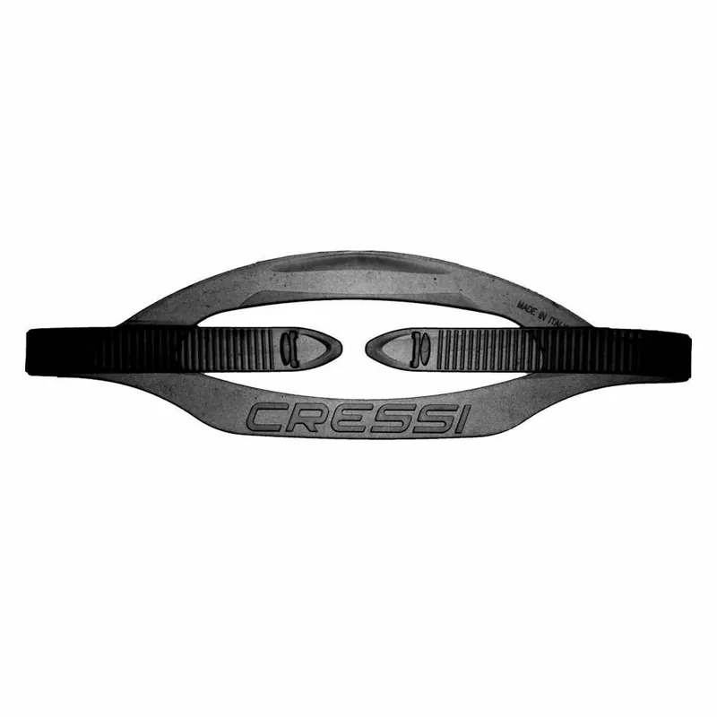 Zertifiziert Silicone Mask Strap 20mm Dark Cressi DZ215006