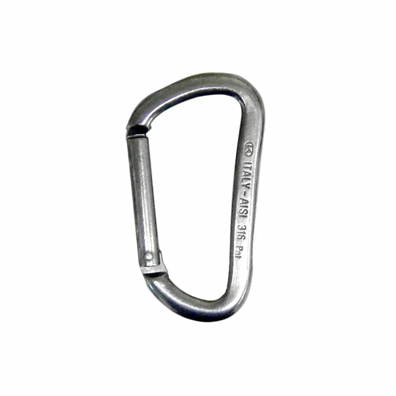 Carabiner Stainless Steel Aisi 316 80mm Cressi EJA200004 Neu