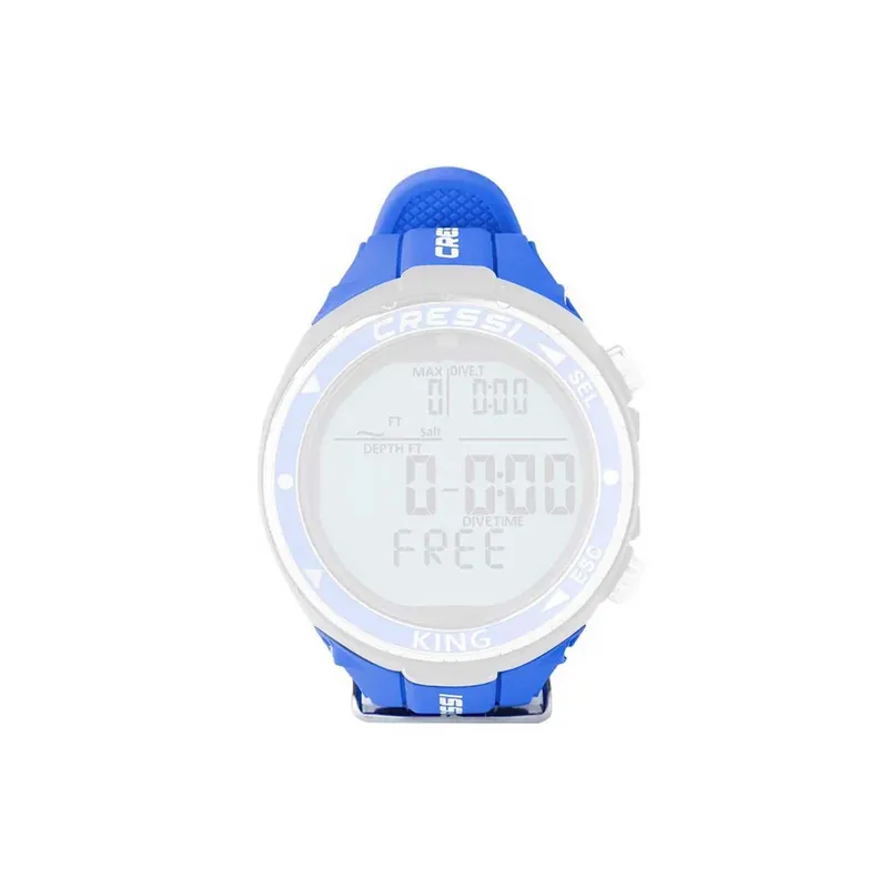 Beliebt Silicone Watch Strap For King Blue Cressi KZ842020