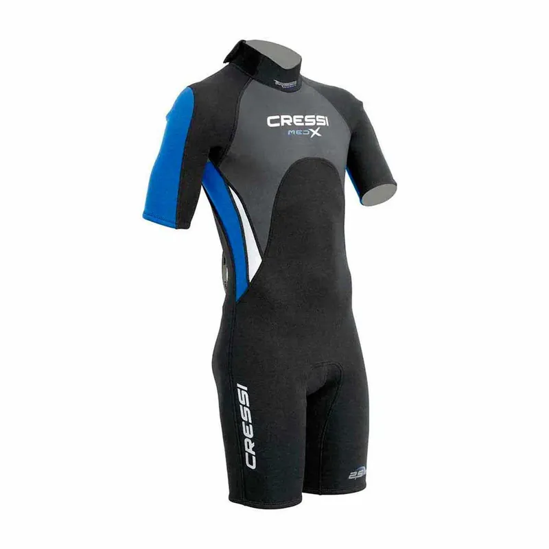 Shorty Wetsuit Med X Kids 2,5mm Black-Blue XXXS-3-4 Years Cressi CLV438011 Markenprodukt