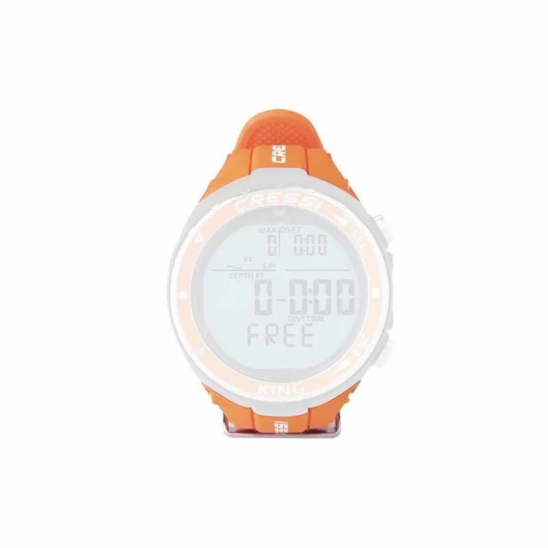 Silicone Watch Strap For King Orange Cressi KZ842085 Garantierte Lieferung