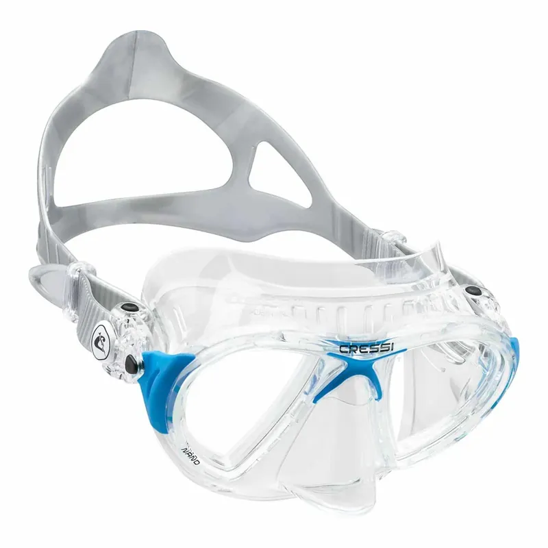 Preisknaller Diving Silicone Mask Nano Crystal Transparent-Blue Cressi DS360020