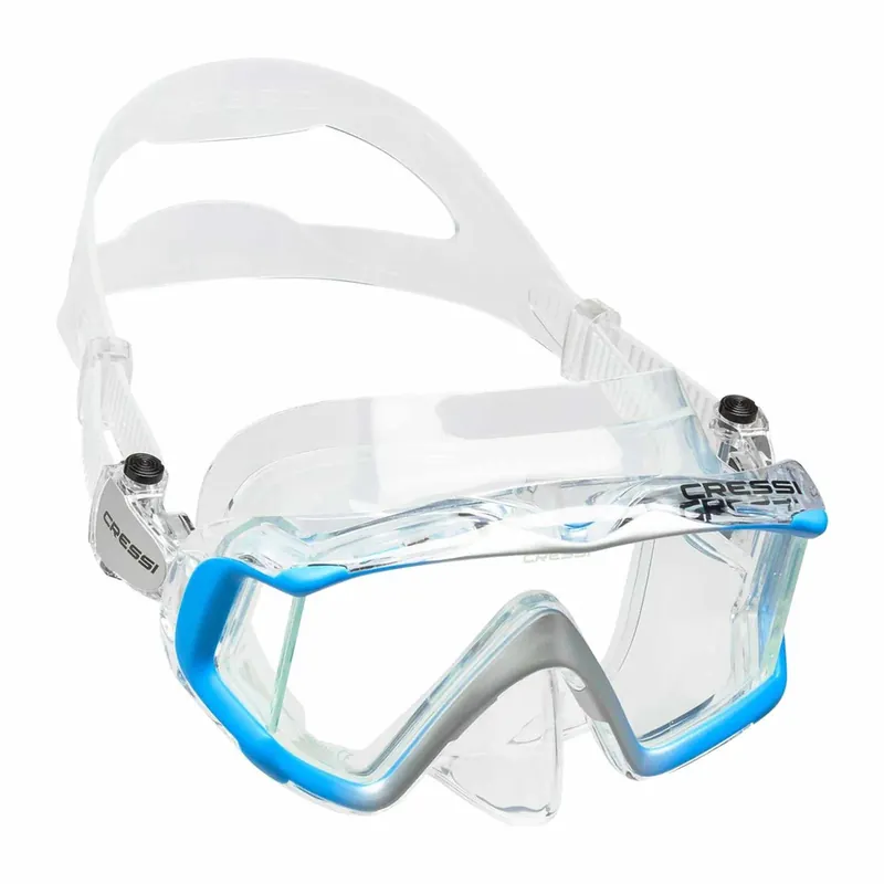 Top-Angebot Diving Silicone Mask Liberty Triside Transparent-Blue Cressi DS450025
