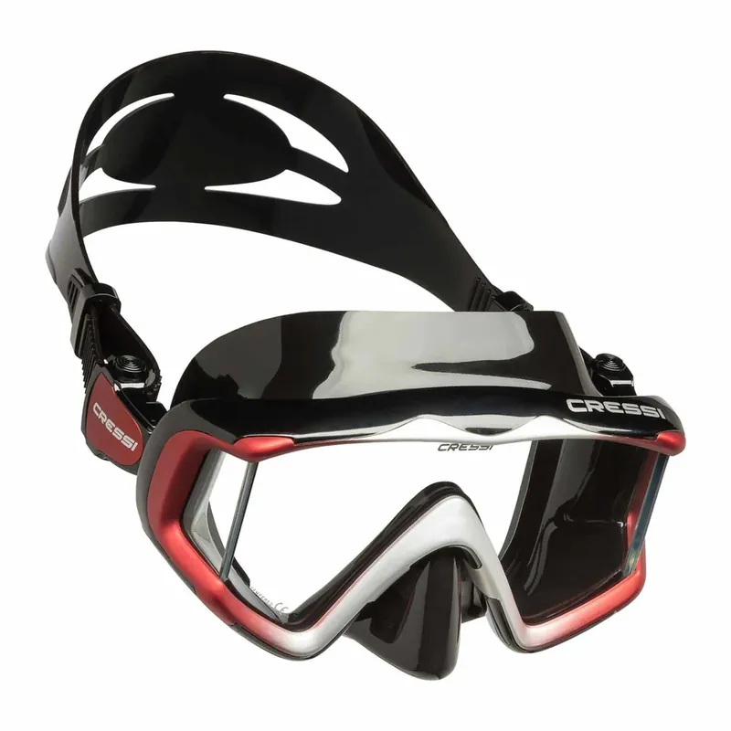 Schnäppchen Diving Silicone Mask Liberty Triside Dark-Red Cressi DS455058