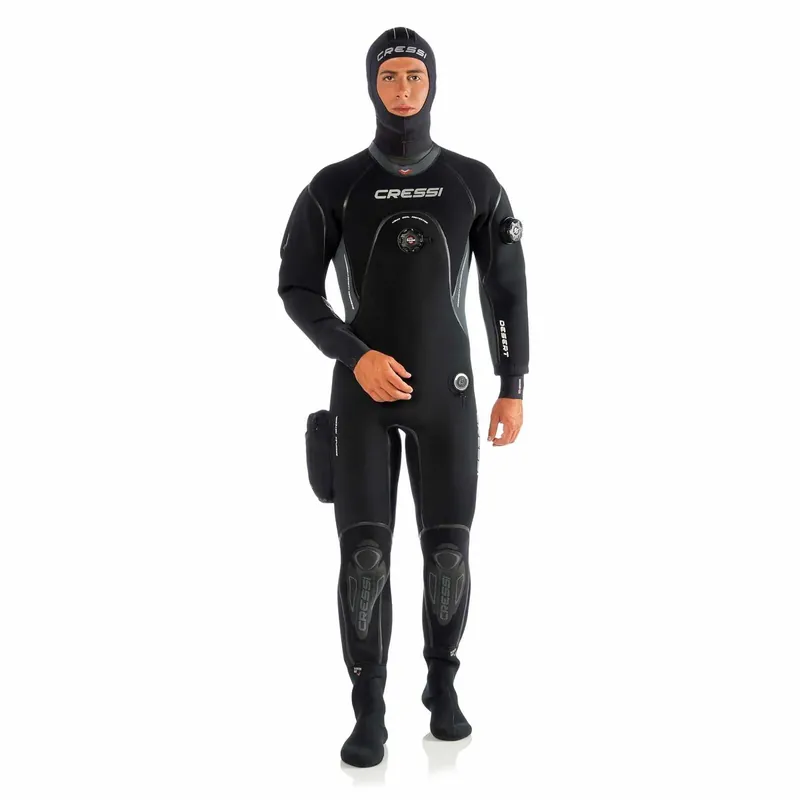 Letzte Chance Drysuit Desert Man 4mm Black-White L-4 Cressi LQ401004