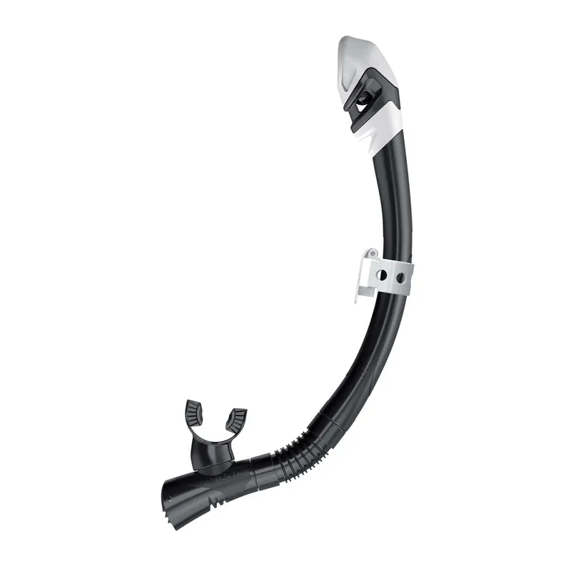 Diving Snorkeling Snorkel Fast Tech Dry Black-White Seac 84-32NW-SBL Schneller Versand