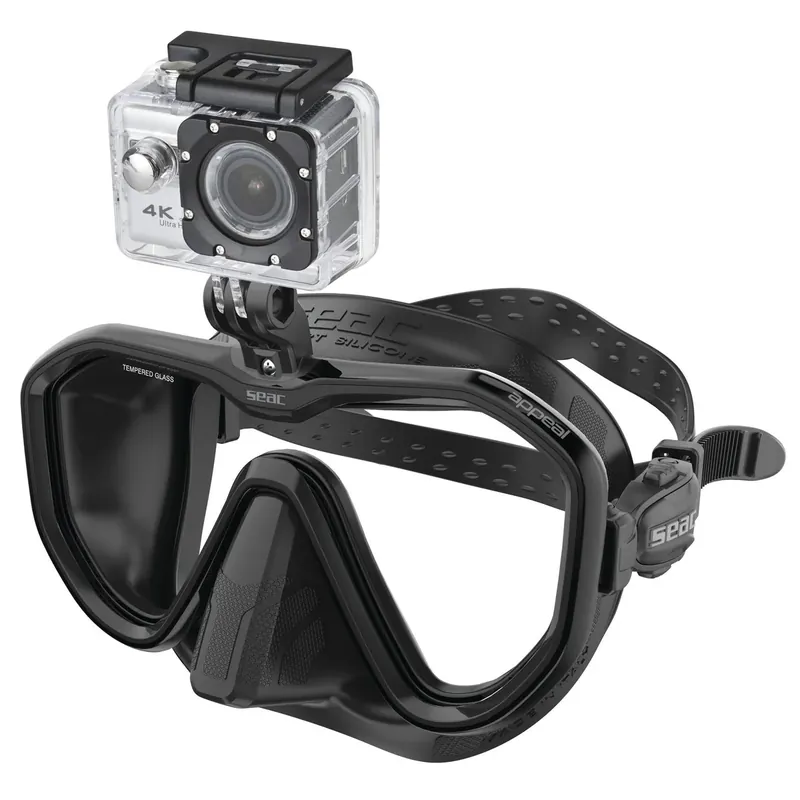 Geprüft Diving Mask Appeal Pro Black Seac 75-74N-SBL