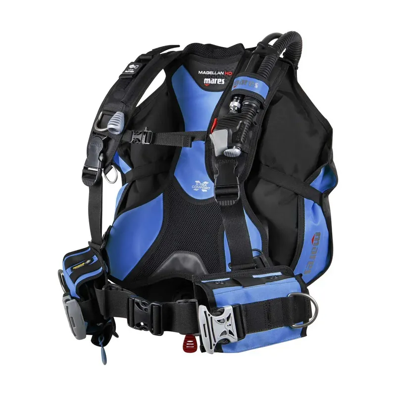 Billig Dive Bcd Magellan Hd Black-Blue L Mares 417231BKBLL