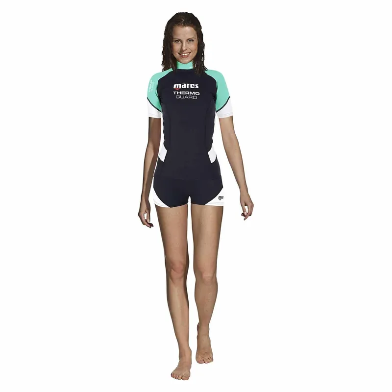 Sale Thermo Guard Shorts Woman 0,5mm Black-White M Mares 412535M
