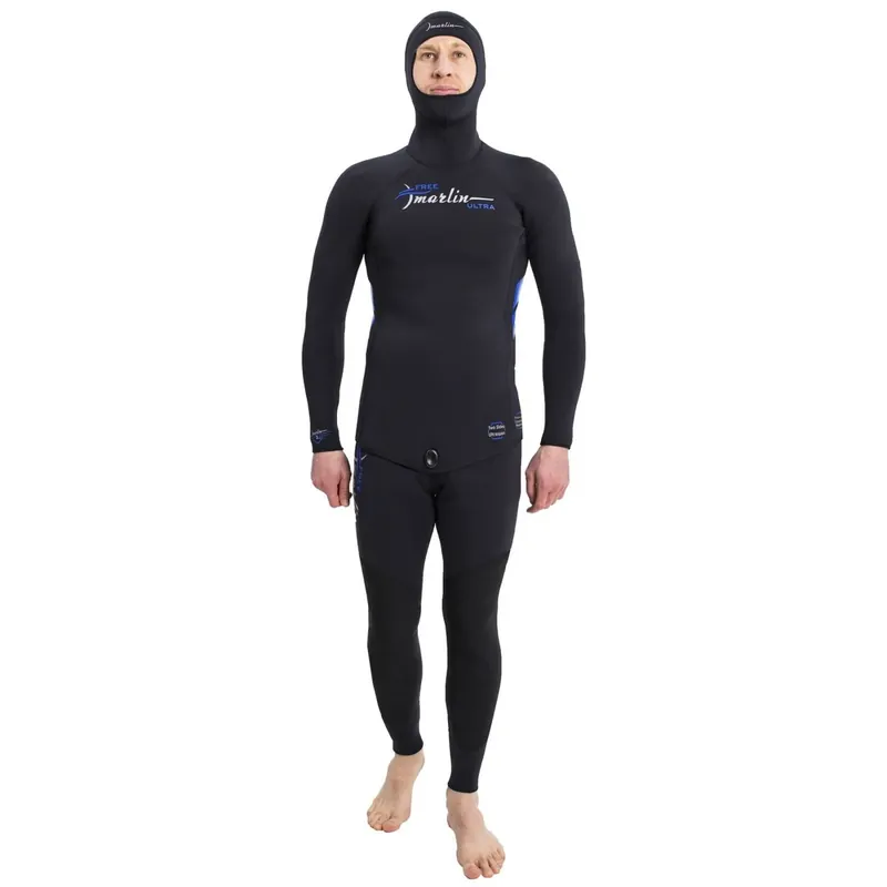 Letzte Chance Freediving Full Hooded Wetsuit Ultra Man 3mm Black Size M Marlin 118527