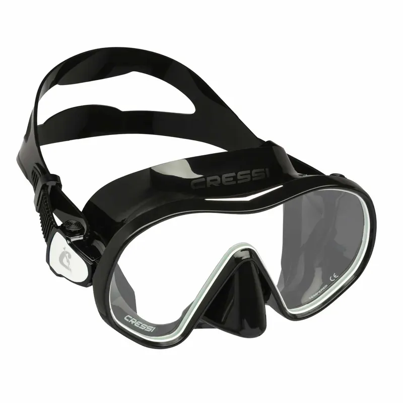 Wochenendangebot Diving Silicone Mask F-dual Black-White Cressi ADS505030