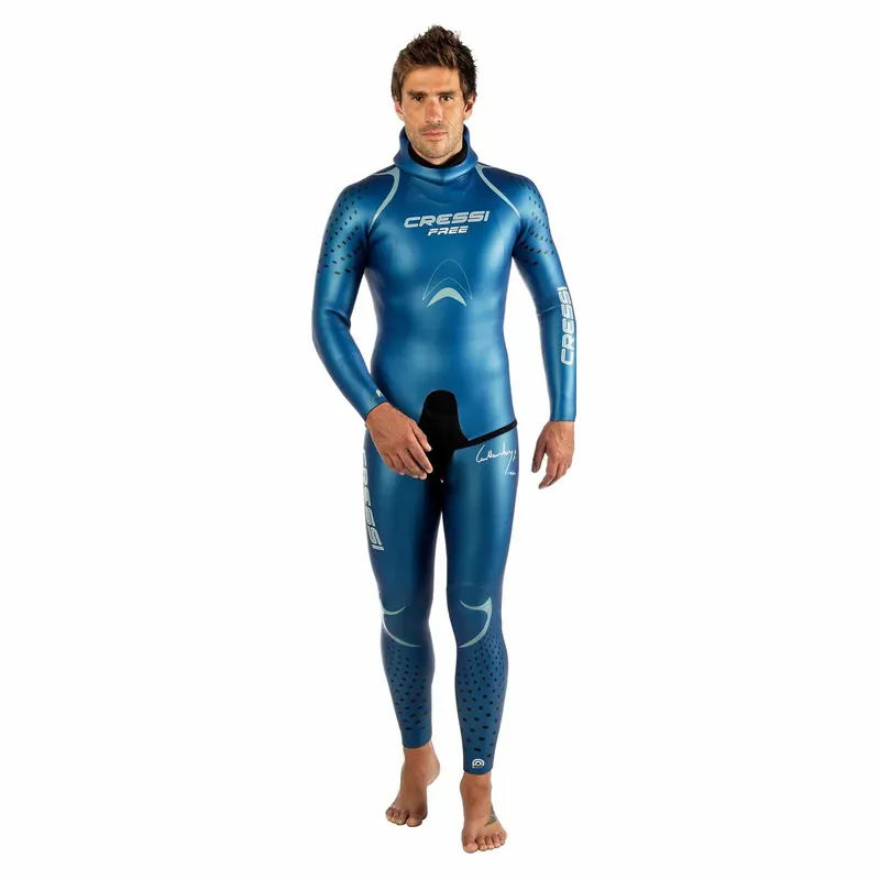 Wetsuit Free Ultrastretch Man 3,5mm Blue M-3 Cressi CLF451003 Solange Der Vorrat Reicht