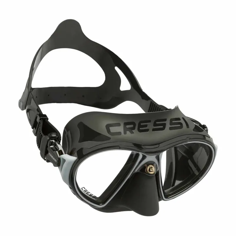 Diving Silicone Mask Zeus Black-Silver Cressi DS475051 Meistverkauft