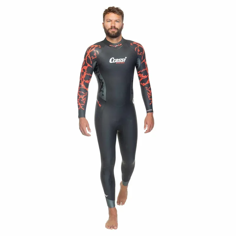 Wetsuit Kuwae Man 2-3-4mm Black-Red XL-5 Cressi DG002415 Saisonangebot