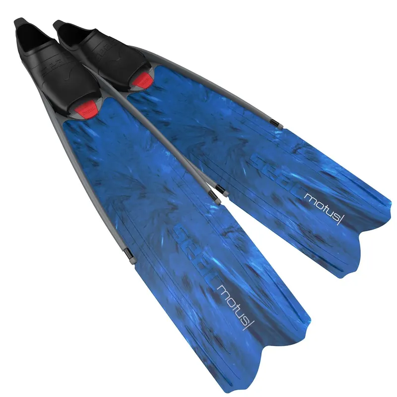Freediving and Spearfishing Fins Motus Camo-Blue Size 36-38 Seac 71-25CB-36-38 Letzte Chance