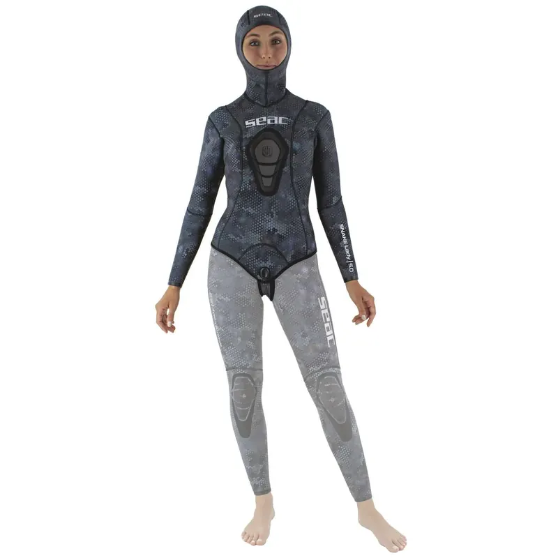 Wetsuit Jacket Snake Woman 5mm Camo XL Seac 1-146-XL Solange Der Vorrat Reicht