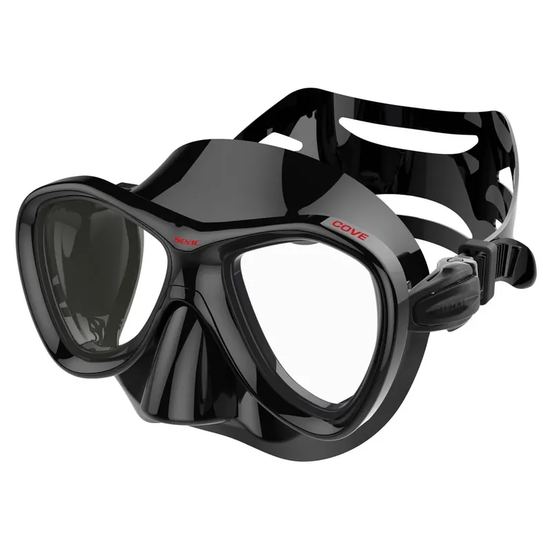 Wochenendangebot Freediving and Spearfishing Mask Cove Black-Red Seac 75-58N-SBL