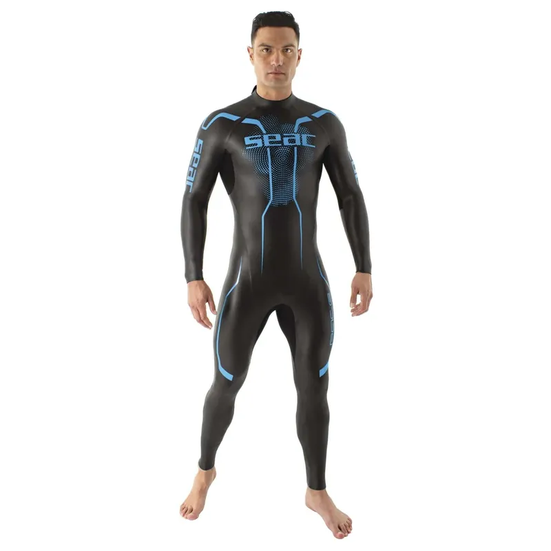 Wetsuit Pace Man 2,5-3,5mm Black-Blue M Seac 1-133-M Rabatt