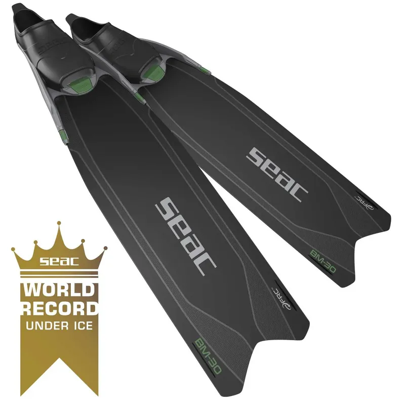Freediving and Spearfishing Fins Bm30 Black-Green 39-40 Seac 71-56NV-39-40 Jetzt Kaufen