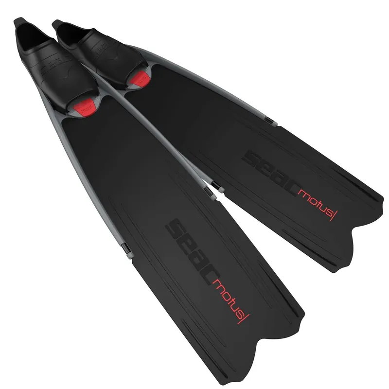 Markenprodukt Freediving and Spearfishing Fins Motus Black-Red Size 45-46 Seac 71-25N-45-46