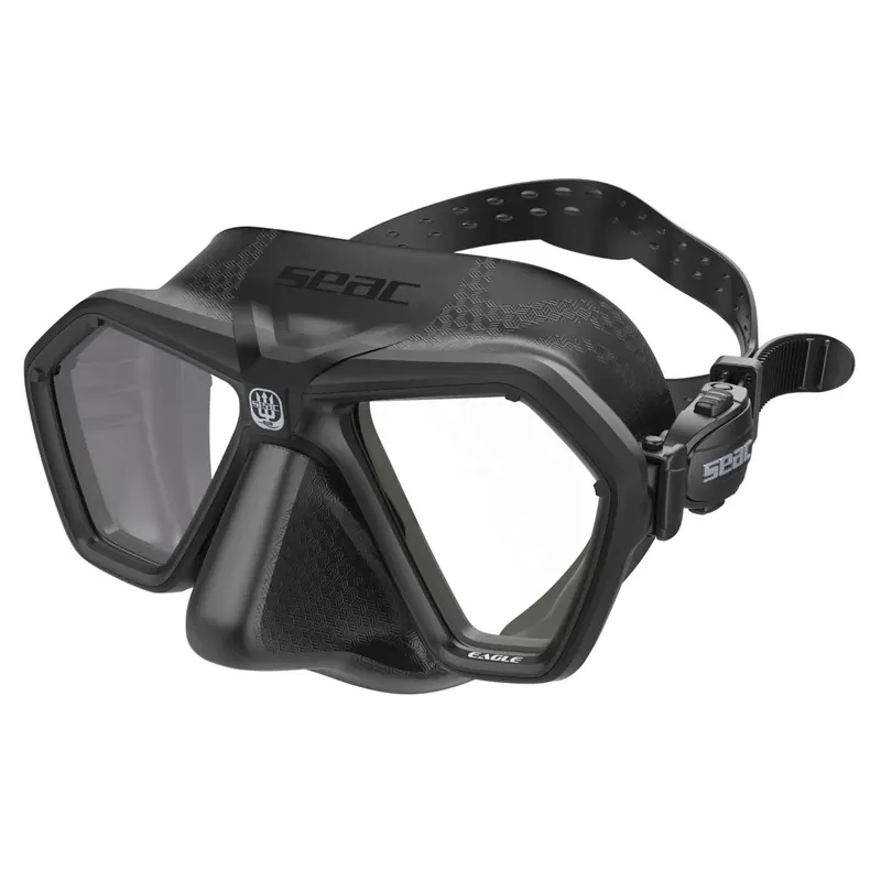 Jetzt Kaufen Freediving and Spearfishing Mask Eagle Black Seac 75-66N-SBL