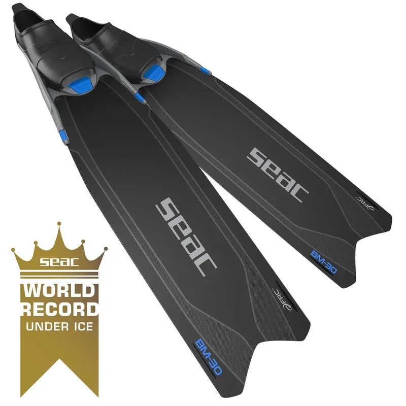 Freediving and Spearfishing Fins Bm30 Black-Blue 47-48 Seac 71-56N-47-48 Wochenendangebot