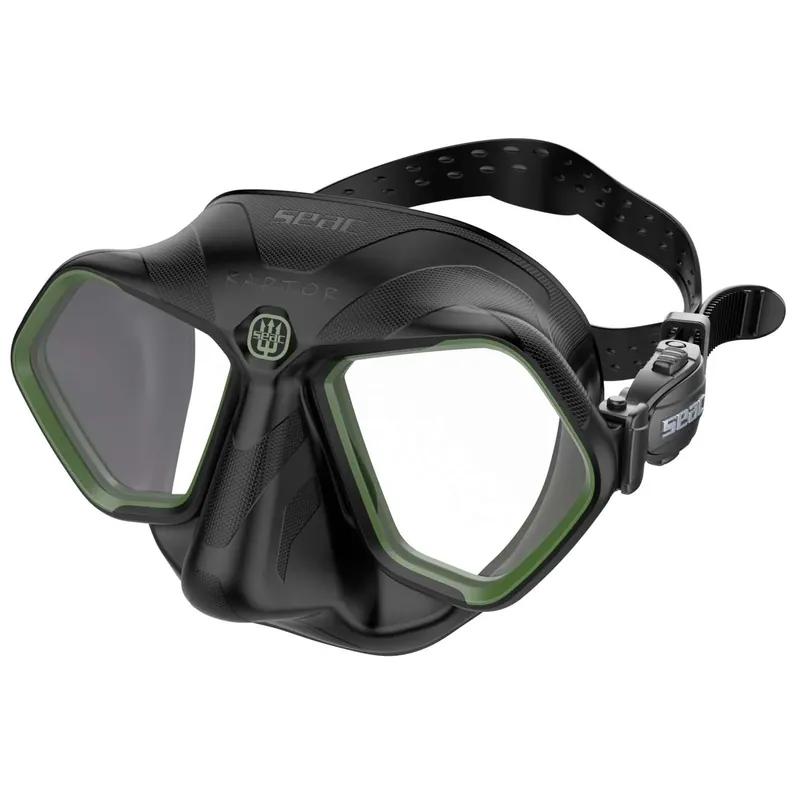 Freediving and Spearfishing Mask Raptor Black-Green Seac 75-68V-SBL Wochenendangebot