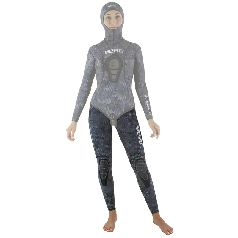 Wetsuit Pants Snake Woman 5mm Camo S Seac 1-147-S Schnäppchen
