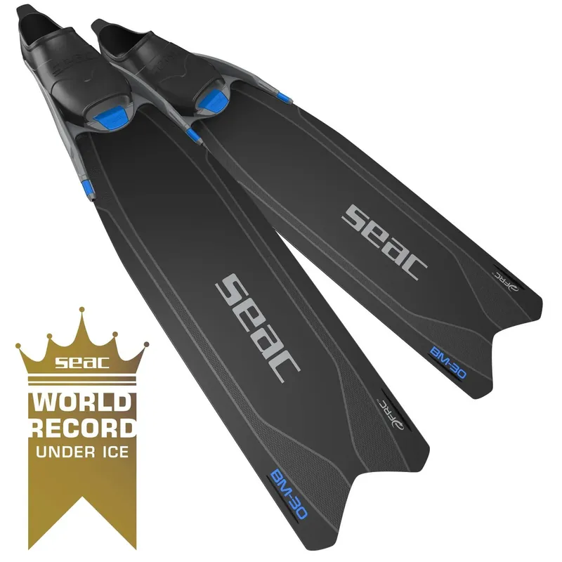 Freediving and Spearfishing Fins Bm30 Black-Blue 41-42 Seac 71-56N-41-42 Expressversand