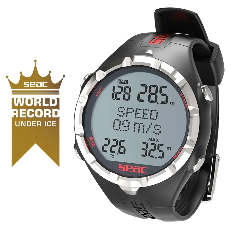 Freediving Computer Apnea Black-Red Seac 160-30NR Nur Heute