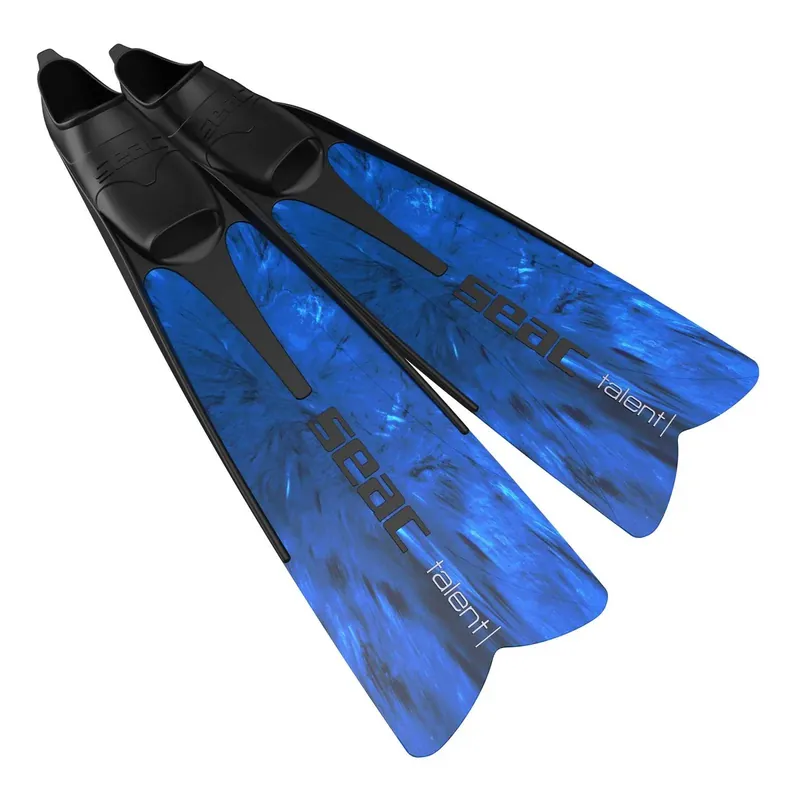 Freediving and Spearfishing Fins Talent Camo-Blue Size 41-42 Seac 71-24CB-41-42 Top-Preis