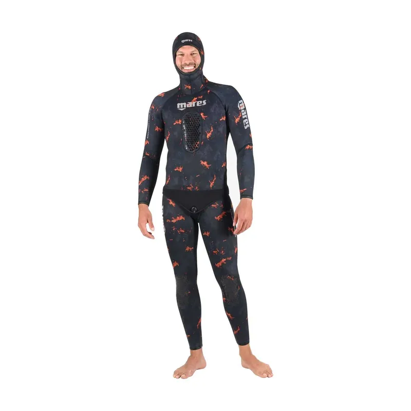 Spearfishing Wetsuit Pants Explorer Lava 50 5mm Camo-Orange Size 6 Mares 422503S6 Wochenendangebot