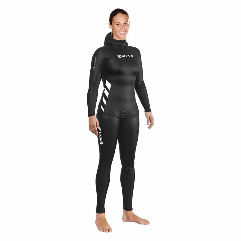 Freediving Wetsuit Jacket Apnea Instinct 50 Woman 5mm Black-White Size 4 Mares 422461S4 Schnäppchen