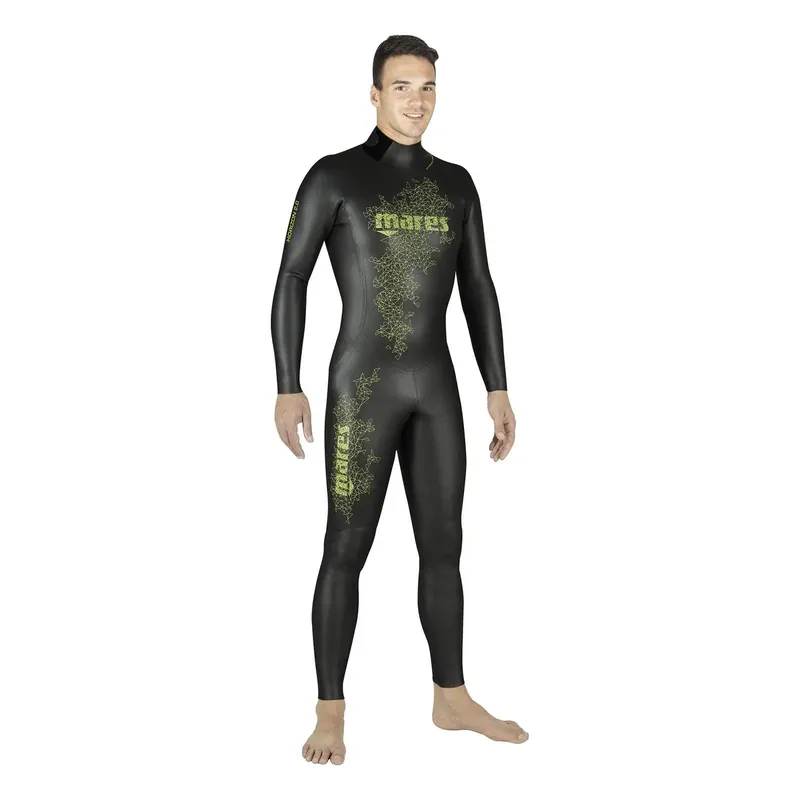 Freediving Wetsuit Steamer Horizon Man 2mm Black-Lime Size 3 Mares 422316S3 Beliebt