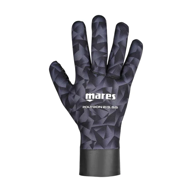Neue Kollektion Freediving Gloves Polygon Bk 2-3,5-5mm Black-Camo M Mares 422675M