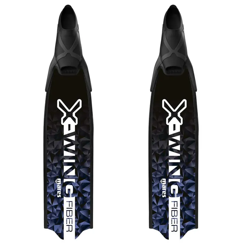 Freediving Fins X-Wing Fiber Medium Indigo EU 44-45-UK 10-10,5-USA 10-11 Mares 420424MED044 Neu
