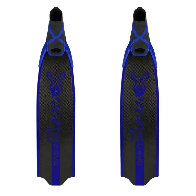 Freediving Fins X-Wing C-Evo Soft Black-Blue EU 36-37-UK 3-4-USA 4-5 Mares 420423SFT036 Beliebt