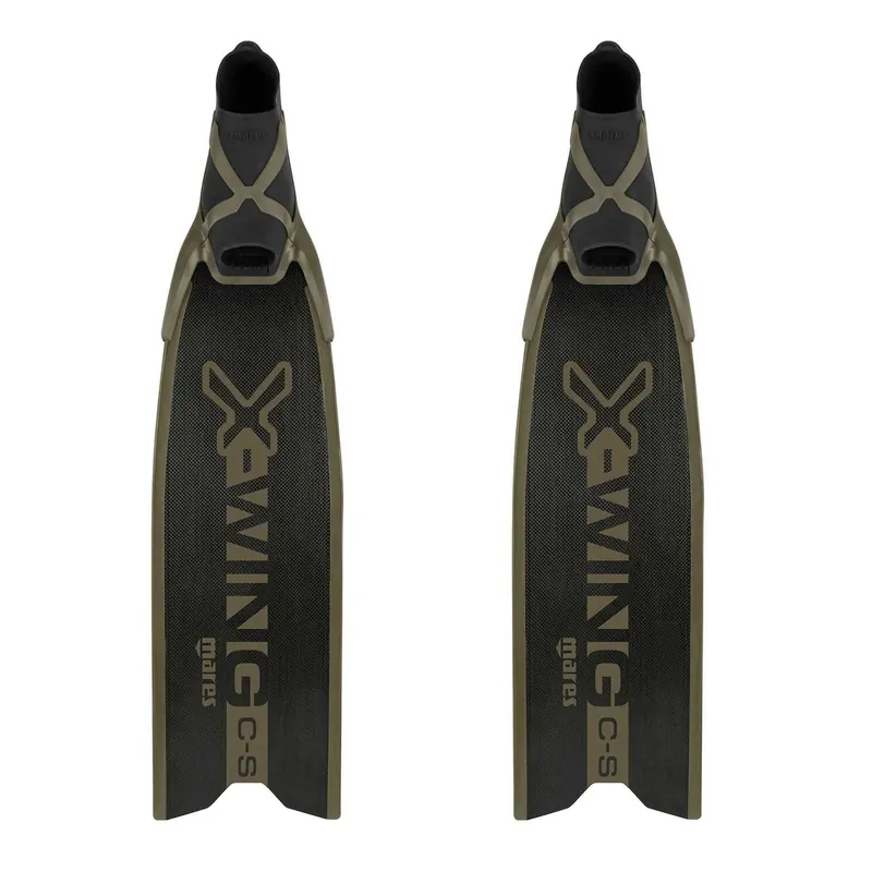 Finale Aktion Freediving Fins X-Wing C-S Soft Black-Green EU 36-37-UK 3-4-USA 4-5 Mares 420422SFT036