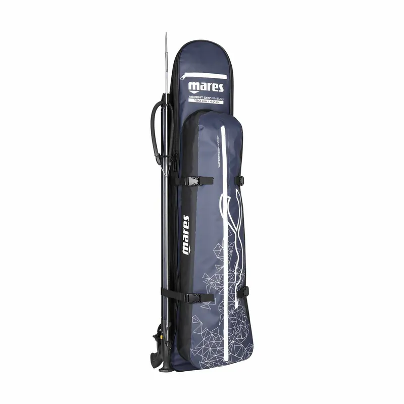Freediving Fin Bag Ascent Dry Black-Blue 30x28x120cm Mares 425568 Preis Gesenkt