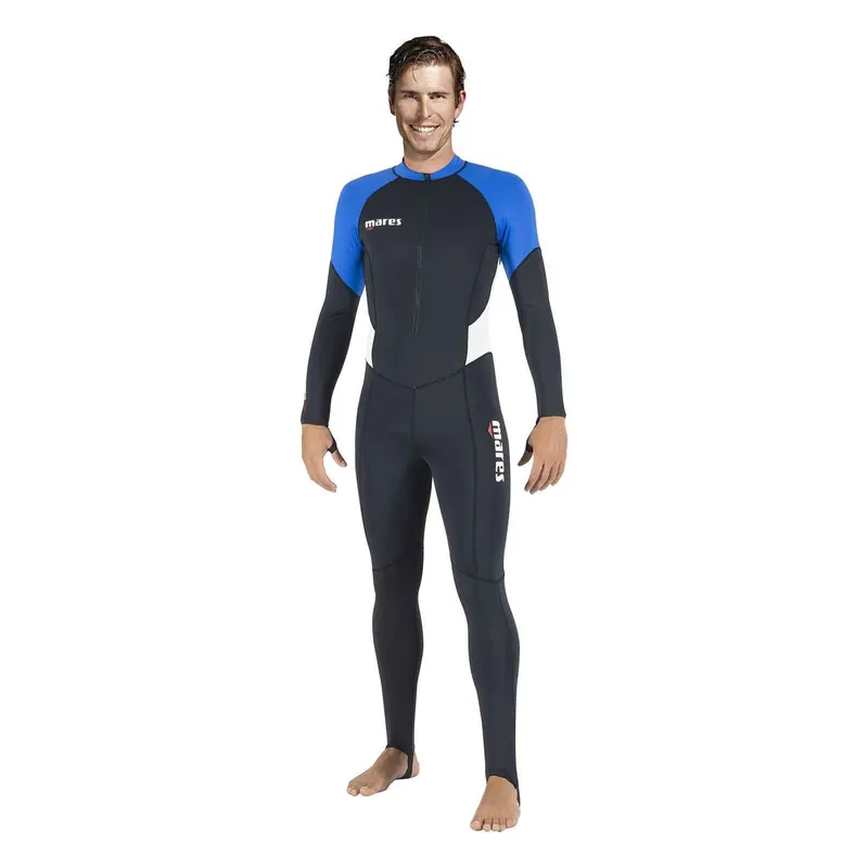 Rash Guard Trilastic Steamer Man Black-Blue L Mares 412545L Neu