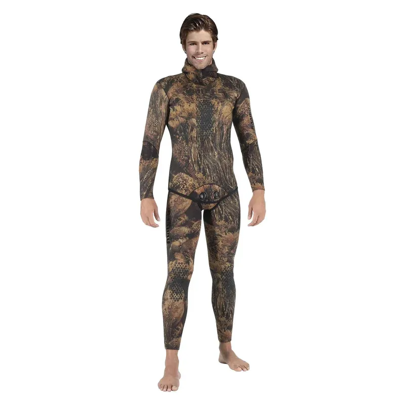 Meistverkauft Freediving Wetsuit Jacket Illusion Bwn 70 7mm Brown-Camo Size 3 Mares 422032S3