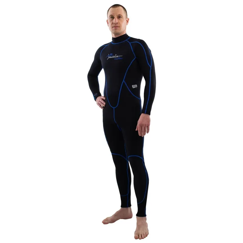 Solange Der Vorrat Reicht Snorkeling Wetsuit Malibu Man 2.5mm Black-Blue Size S Marlin 118313